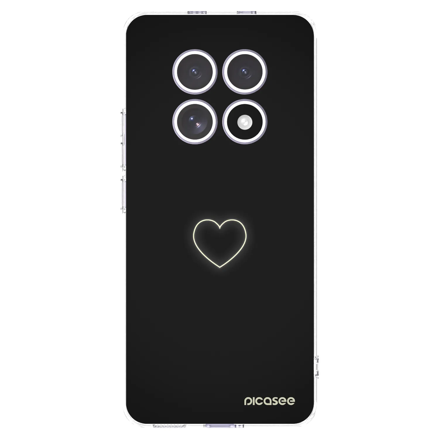 Picasee silikonska prozirna maskica za Xiaomi Redmi Note 15 - Heart