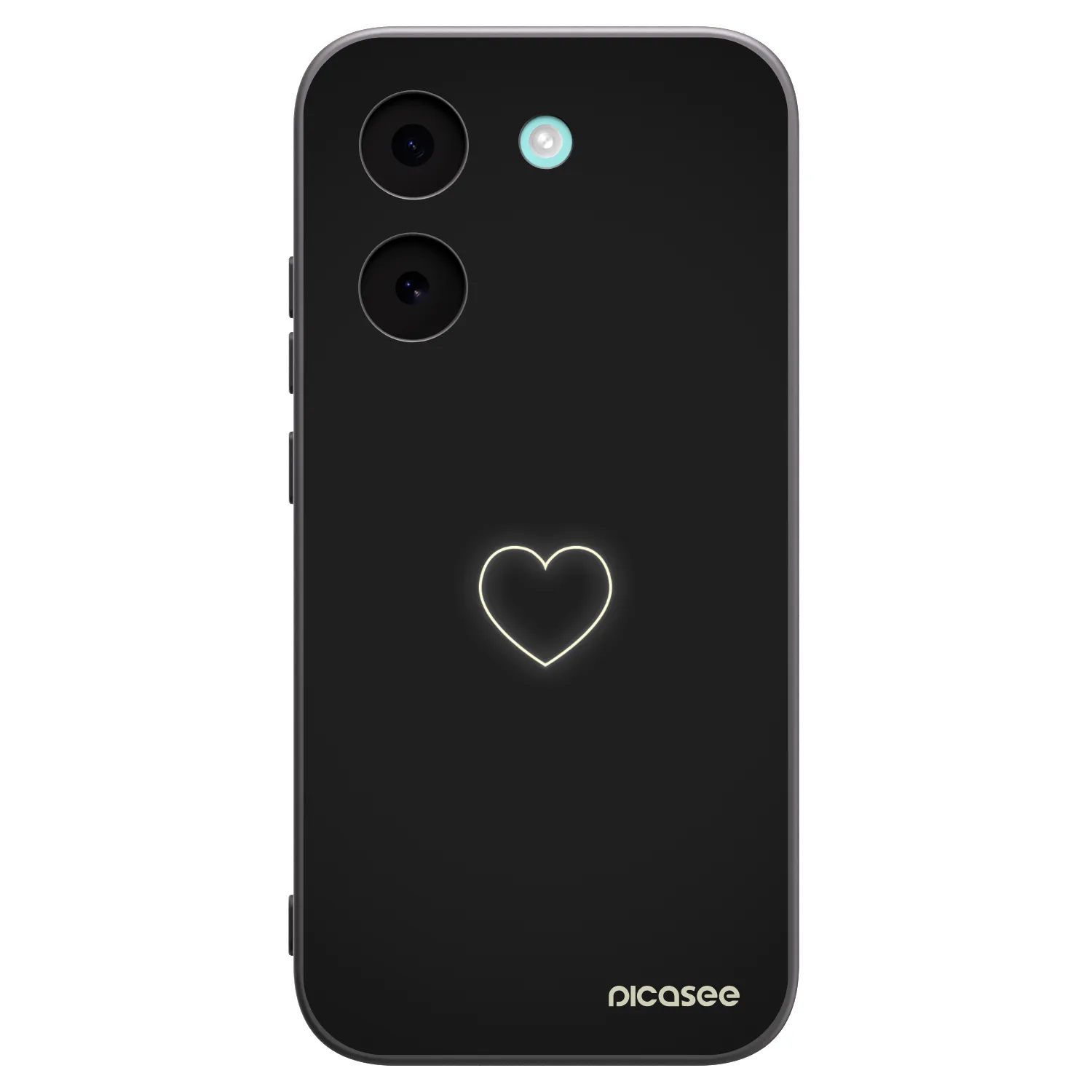 Picasee crna silikonska maskica za Xiaomi Poco X8 Pro - Heart