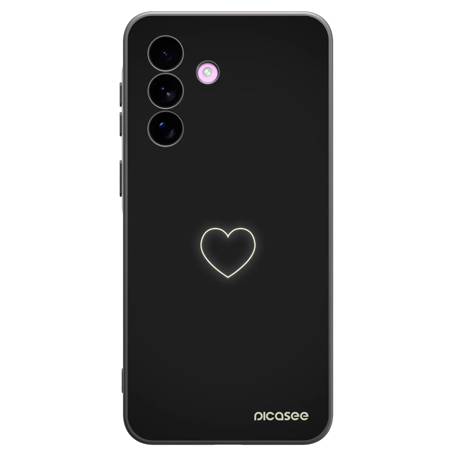 Picasee crna silikonska maskica za Samsung Galaxy A57 5G - Heart