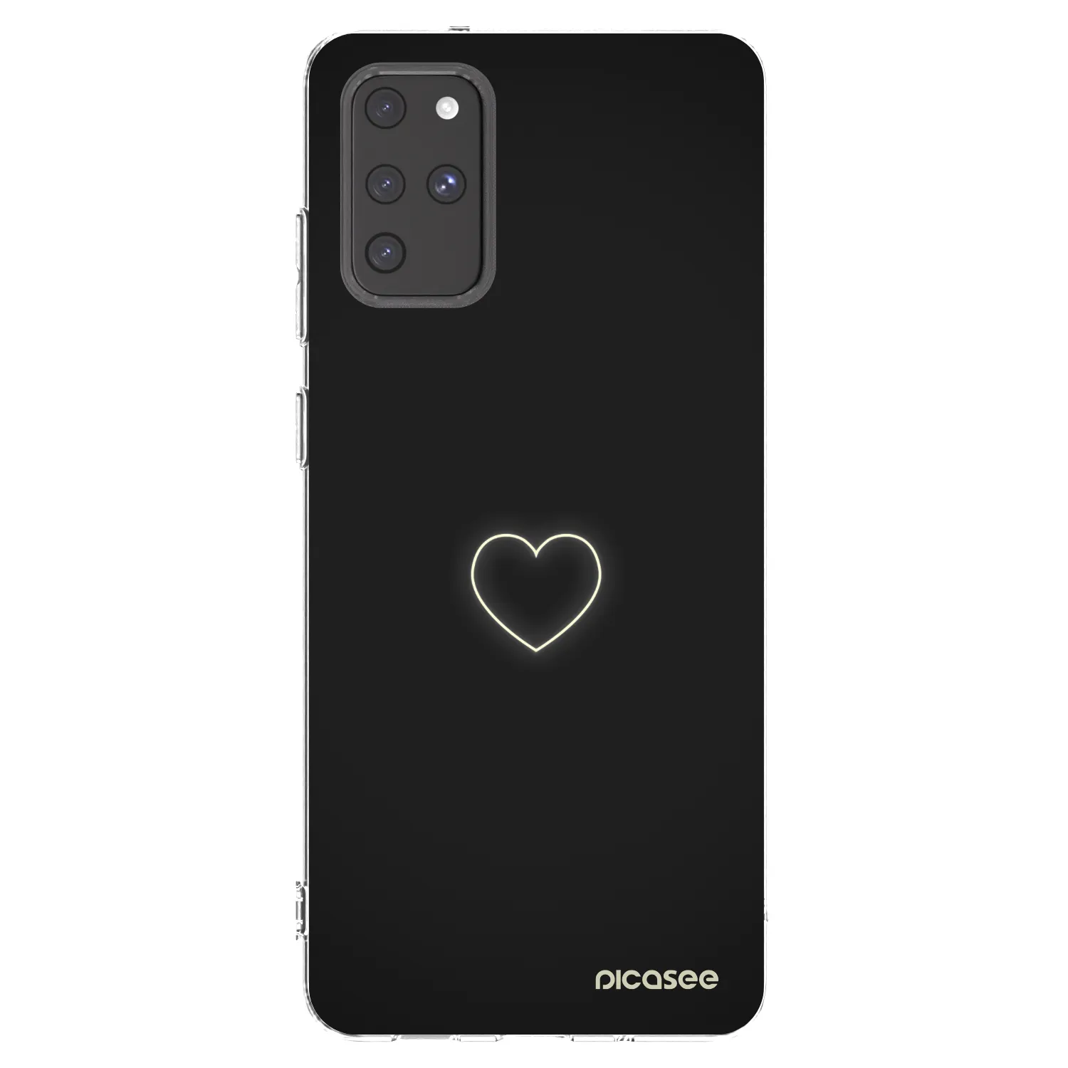 Picasee silikonska prozirna maskica za Samsung Galaxy S20+ G985F - Heart