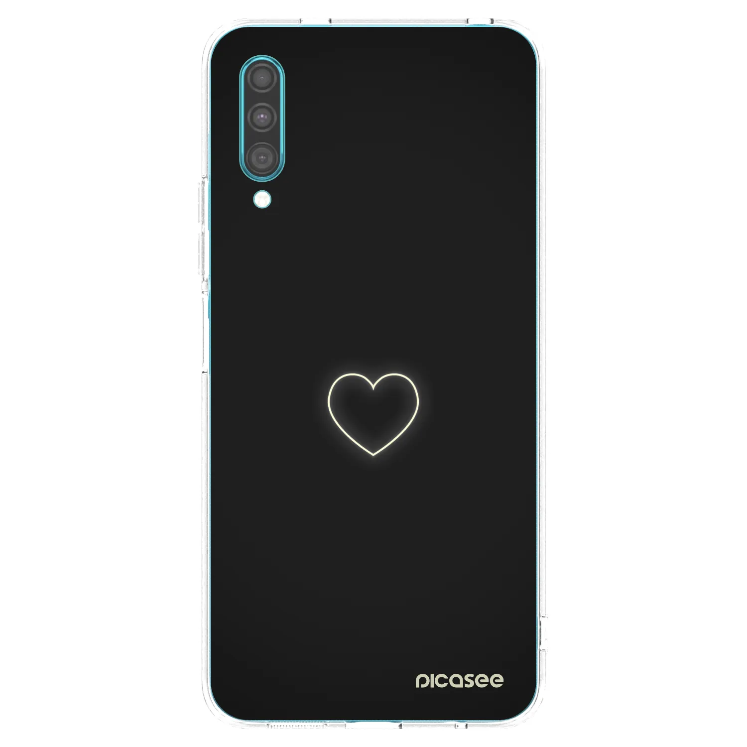 Picasee silikonska prozirna maskica za Samsung Galaxy A30s A307F - Heart