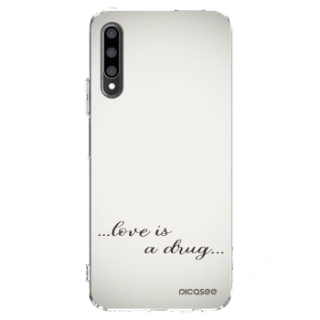 Picasee silikonska prozirna maskica za Honor 9X Pro - Love is a drug