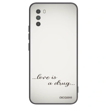 Picasee crna silikonska maskica za Xiaomi Poco M3 - Love is a drug