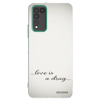 Picasee silikonska prozirna maskica za Honor 10X Lite - Love is a drug