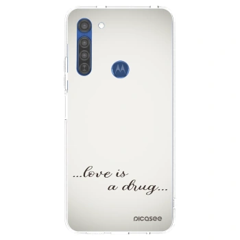 Maskica za Motorola Moto G8 - Love is a drug