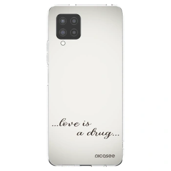 Picasee silikonska prozirna maskica za Samsung Galaxy A42 A426B - Love is a drug