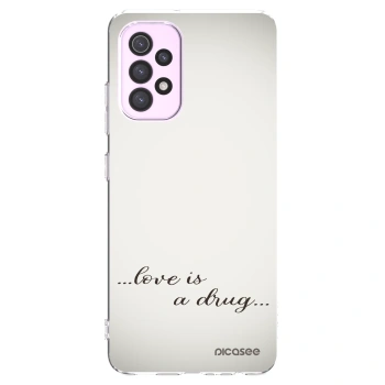 Picasee silikonska prozirna maskica za Samsung Galaxy A32 5G A326B - Love is a drug