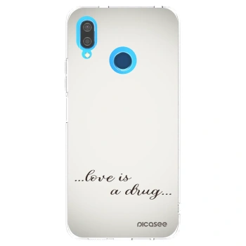 Picasee silikonska prozirna maskica za Huawei P20 Lite - Love is a drug