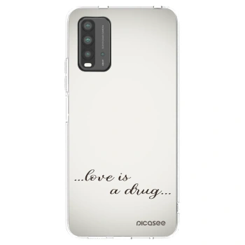 Picasee silikonska prozirna maskica za Xiaomi Redmi 9T - Love is a drug