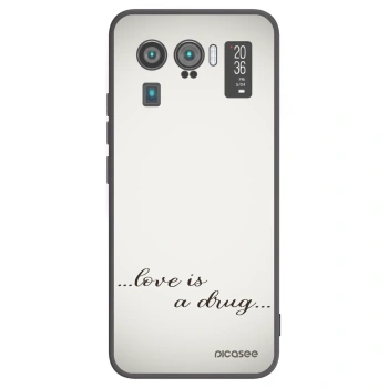 Picasee crna silikonska maskica za Xiaomi Mi 11 Ultra - Love is a drug