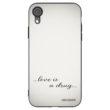Picasee crna silikonska maskica za Apple iPhone 6 Plus/6S Plus - Love is a drug