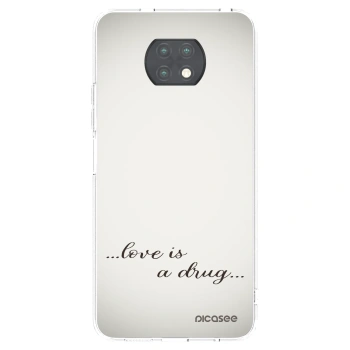 Picasee silikonska prozirna maskica za Xiaomi Redmi Note 9T - Love is a drug