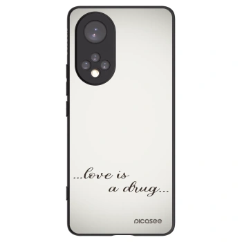 Picasee crna silikonska maskica za Huawei Nova 9 - Love is a drug