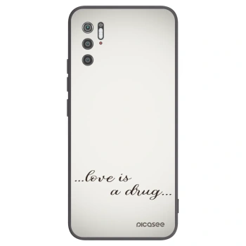 Picasee crna silikonska maskica za Xiaomi Poco M3 Pro 5G - Love is a drug
