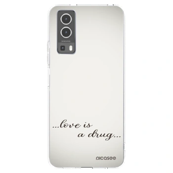 Picasee silikonska prozirna maskica za Vivo Y72 5G - Love is a drug