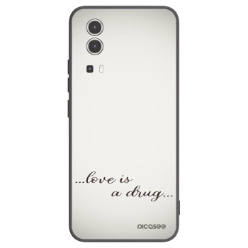 Picasee crna silikonska maskica za Vivo Y72 5G - Love is a drug