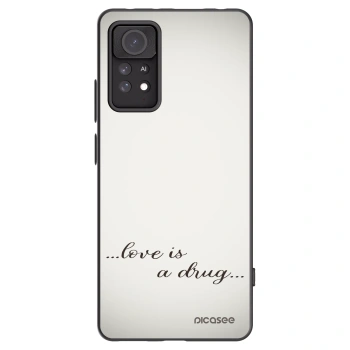 Picasee crna silikonska maskica za Xiaomi Redmi Note 11 Pro - Love is a drug