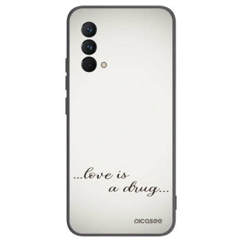 Picasee crna silikonska maskica za Realme GT Master Edition 5G - Love is a drug