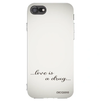 Picasee silikonska prozirna maskica za Apple iPhone SE 2022 - Love is a drug