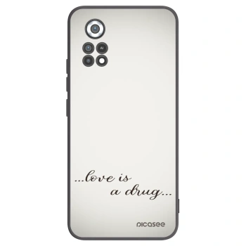 Picasee crna silikonska maskica za Xiaomi Poco X4 Pro 5G - Love is a drug