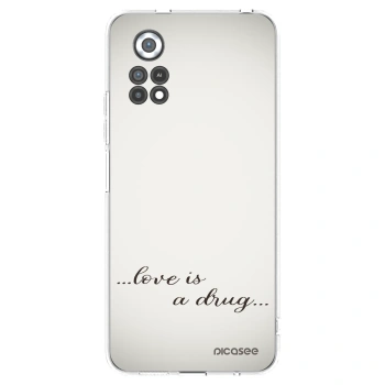 Picasee silikonska prozirna maskica za Xiaomi Poco X4 Pro 5G - Love is a drug