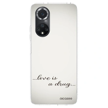 Picasee silikonska prozirna maskica za Huawei Nova 9 SE - Love is a drug