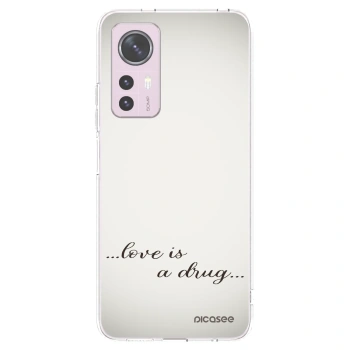 Picasee silikonska prozirna maskica za Xiaomi 12 - Love is a drug