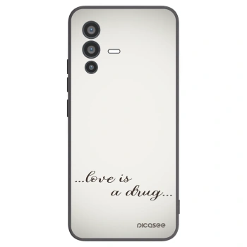 Picasee crna silikonska maskica za Vivo V23 5G - Love is a drug