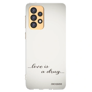 Picasee silikonska prozirna maskica za Samsung Galaxy A33 5G A336 - Love is a drug