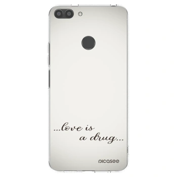Picasee silikonska prozirna maskica za Huawei P Smart - Love is a drug