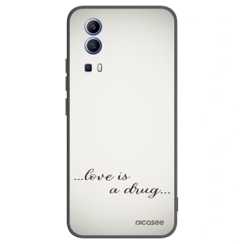 Picasee crna silikonska maskica za Vivo Y52 5G - Love is a drug