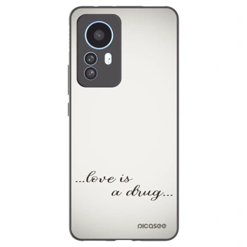 Picasee crna silikonska maskica za Xiaomi 12T Pro - Love is a drug