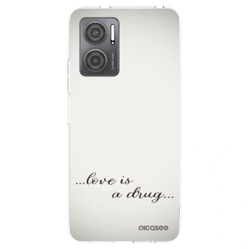 Picasee silikonska prozirna maskica za Xiaomi Redmi 10 5G - Love is a drug