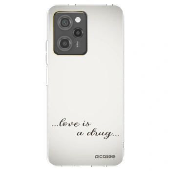 Picasee silikonska prozirna maskica za Xiaomi Poco X5 Pro - Love is a drug