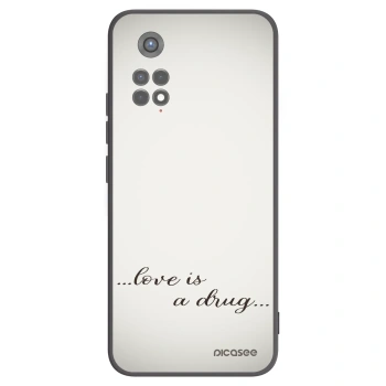 Picasee crna silikonska maskica za Xiaomi Redmi Note 11S 5G - Love is a drug