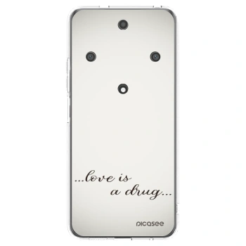 Picasee silikonska prozirna maskica za Honor Magic5 Lite 5G - Love is a drug