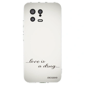 Picasee silikonska prozirna maskica za Xiaomi 13 - Love is a drug