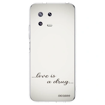 Picasee silikonska prozirna maskica za Xiaomi 13 Pro - Love is a drug