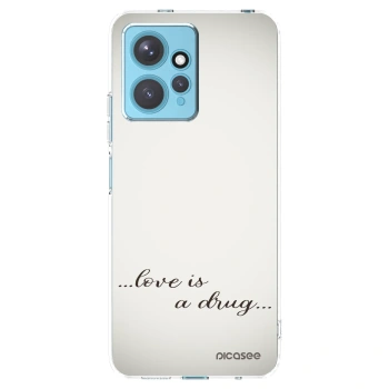 Picasee silikonska prozirna maskica za Xiaomi Redmi Note 12 4G - Love is a drug