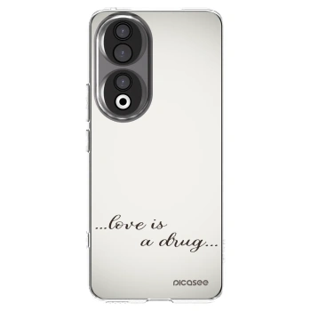 Picasee silikonska prozirna maskica za Honor 90 5G - Love is a drug