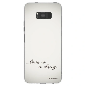 Picasee silikonska prozirna maskica za Samsung Galaxy S8 G950F - Love is a drug