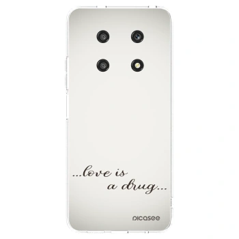 Picasee silikonska prozirna maskica za Honor Magic4 Lite 5G - Love is a drug