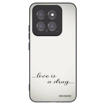 Picasee crna silikonska maskica za Xiaomi 14 - Love is a drug