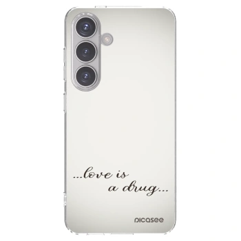 Picasee silikonska prozirna maskica za Samsung Galaxy S24 S921B 5G - Love is a drug