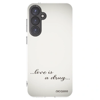 Picasee silikonska prozirna maskica za Samsung Galaxy S23 FE S711B - Love is a drug