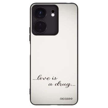 Picasee crna silikonska maskica za Xiaomi Redmi 13C 4G - Love is a drug