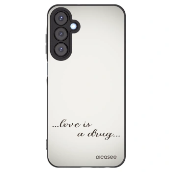 Picasee crna silikonska maskica za Samsung Galaxy A25 A256B 5G - Love is a drug