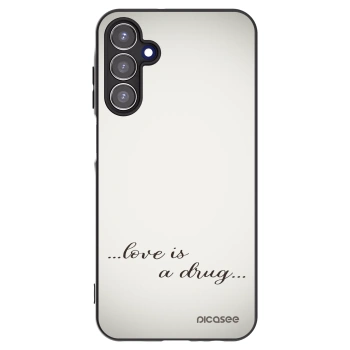 Picasee crna silikonska maskica za Samsung Galaxy A15 A155F 4G - Love is a drug