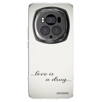 Picasee silikonska prozirna maskica za Honor Magic6 Pro - Love is a drug