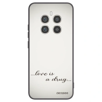 Picasee crna silikonska maskica za Realme 12 Pro 5G - Love is a drug